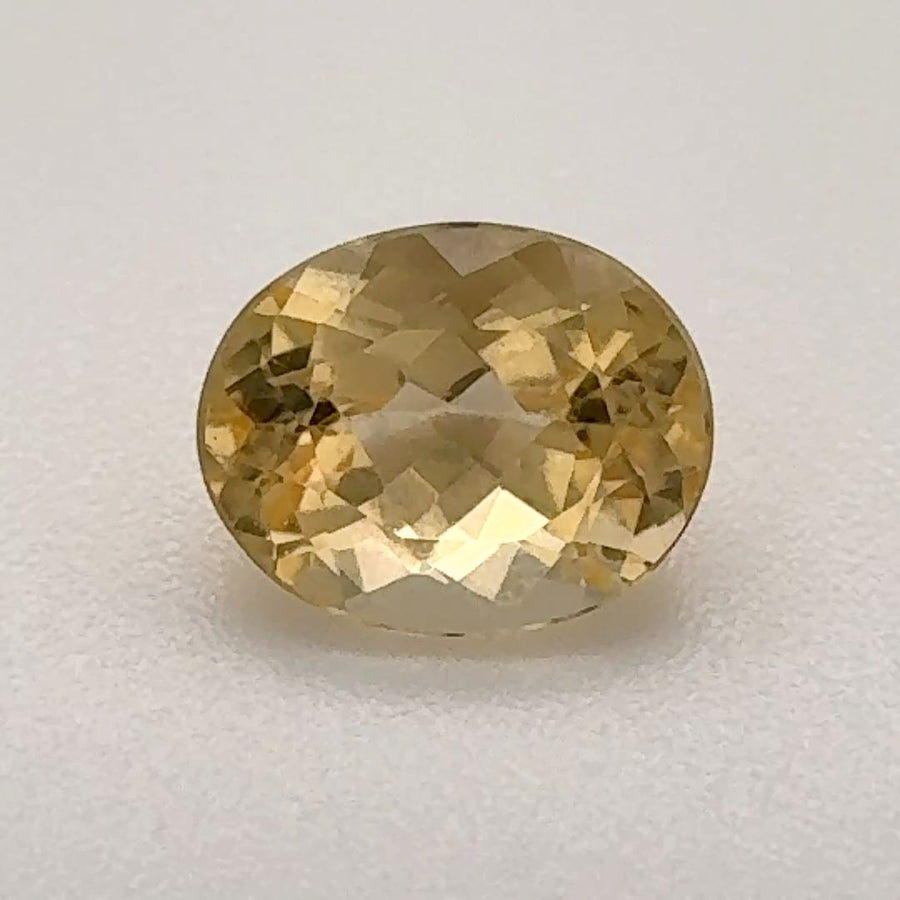 Oval Yellow Topaz 1.11ct loose gemstone
