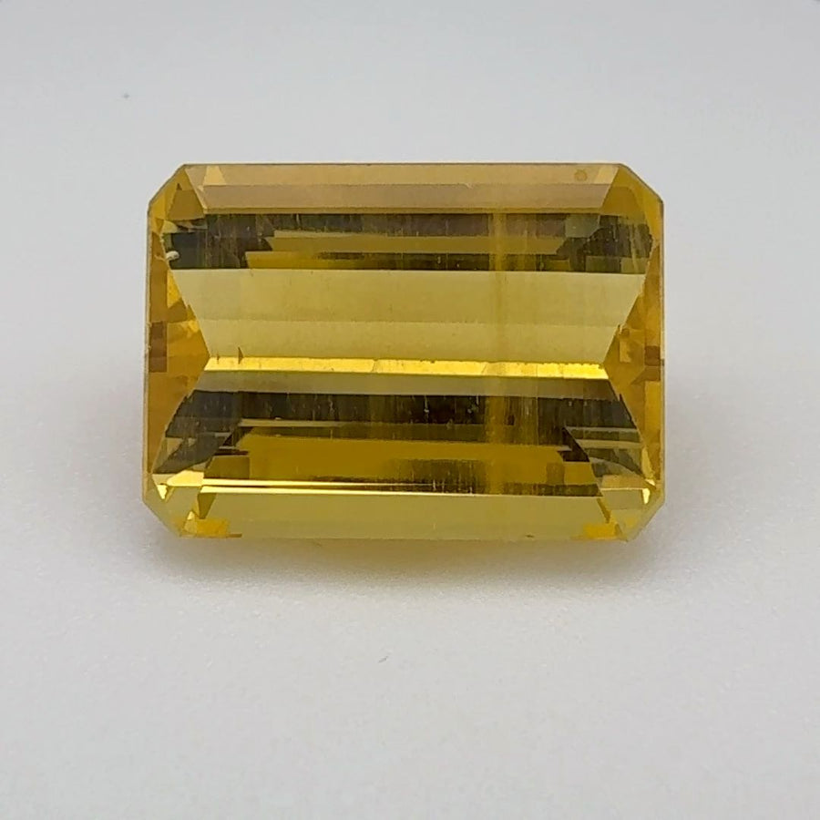 Octagonal Yellow Heliodor 10.29ct loose gemstone