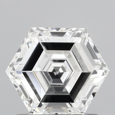 Hexagonal Lab-Grown Diamond 1.04ct D VVS1