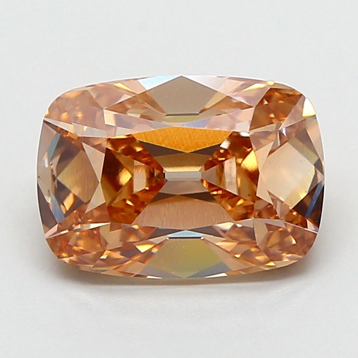 Cushion Fancy Light Brown Lab-grown Diamond 2.59ct VVS2 loose diamond
