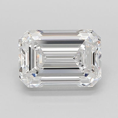 Emerald Lab-Grown Diamond 3.72ct F VVS1 (IGI)