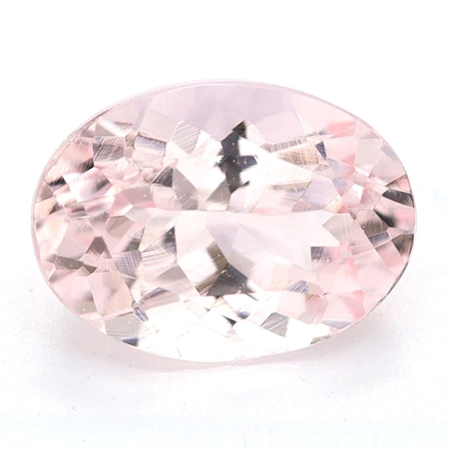 Oval Pink Morganite 1.11ct loose gemstone