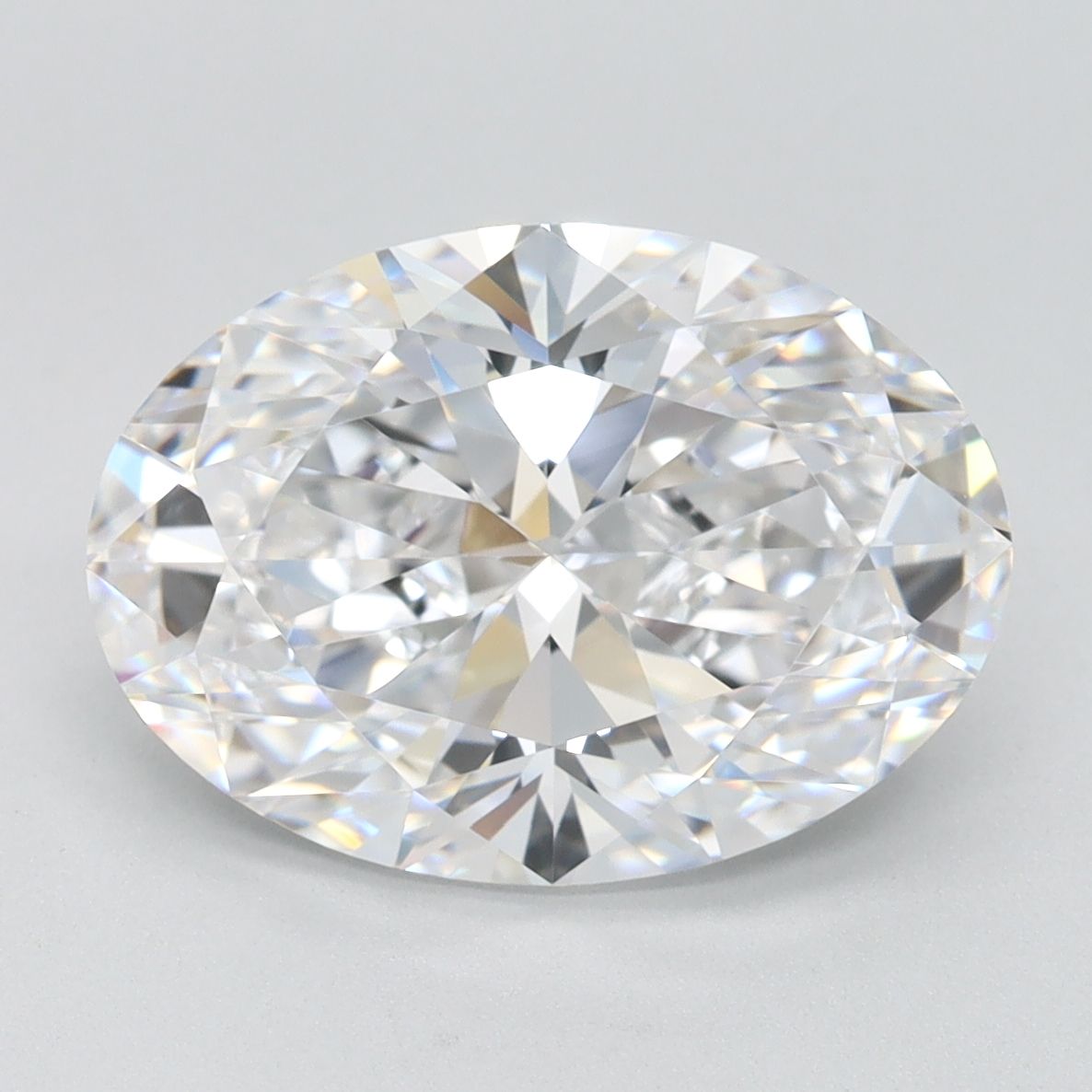 Oval Lab-Grown Diamond 3.37ct D FL