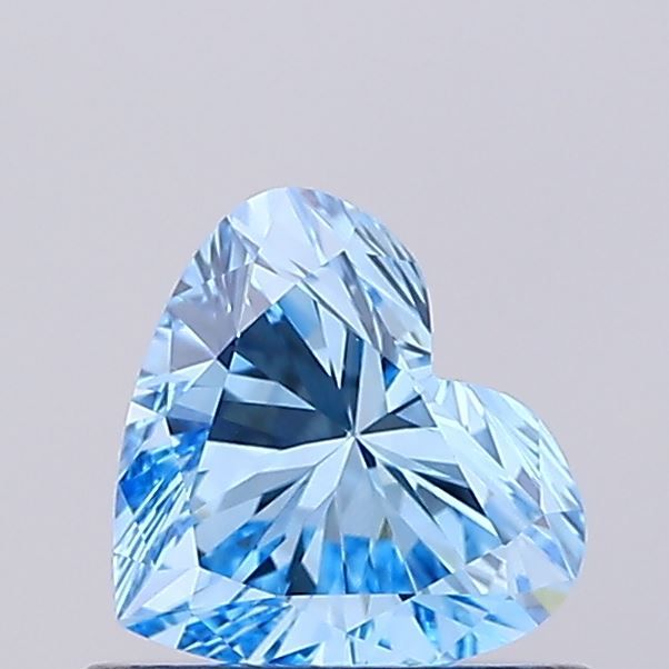 Heart Fancy Vivid Blue Lab-grown Diamond 0.58ct VVS1 loose diamond