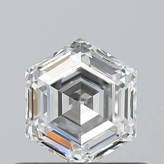 Hexagonal Natural Diamond 0.50ct E VVS2