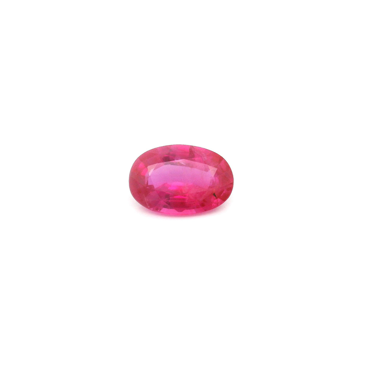 Oval Red Ruby 0.9ct loose gemstone