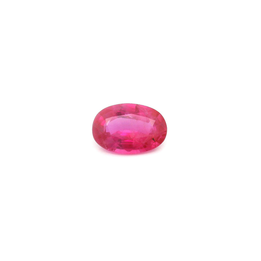 Oval Red Ruby 0.9ct loose gemstone