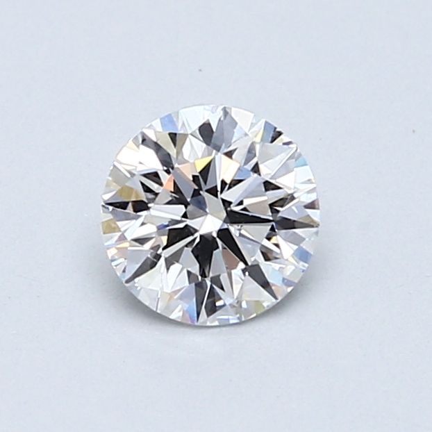 Round Natural Diamond 0.59ct D VS2