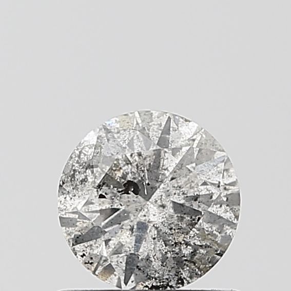 Round Salt And Pepper Natural Diamond 0.53ct VVS2 loose diamond