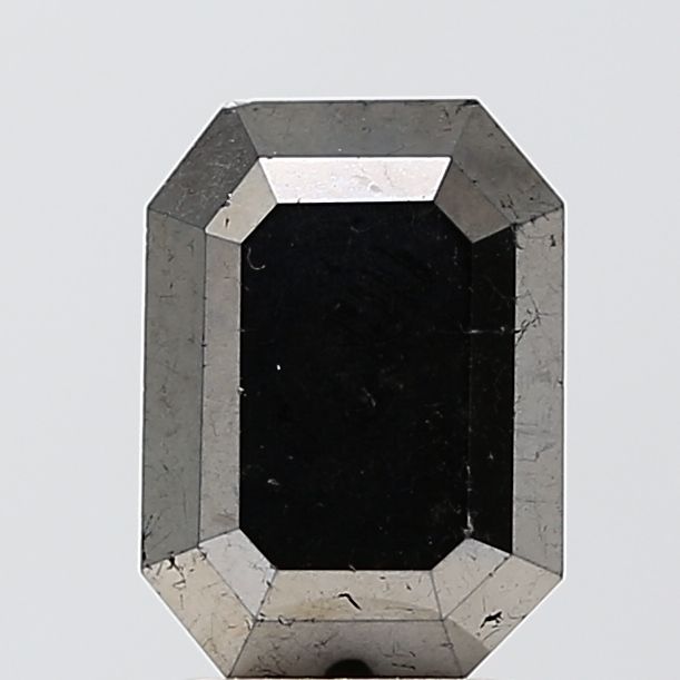 Emerald Black Natural Diamond 3.27ct VS2 loose diamond