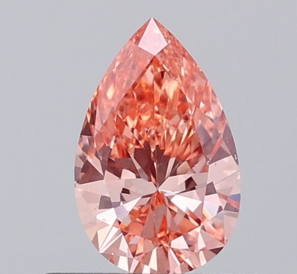 Pear Fancy Intense Brownish Orange Lab-grown Diamond 0.49ct VS2 loose diamond