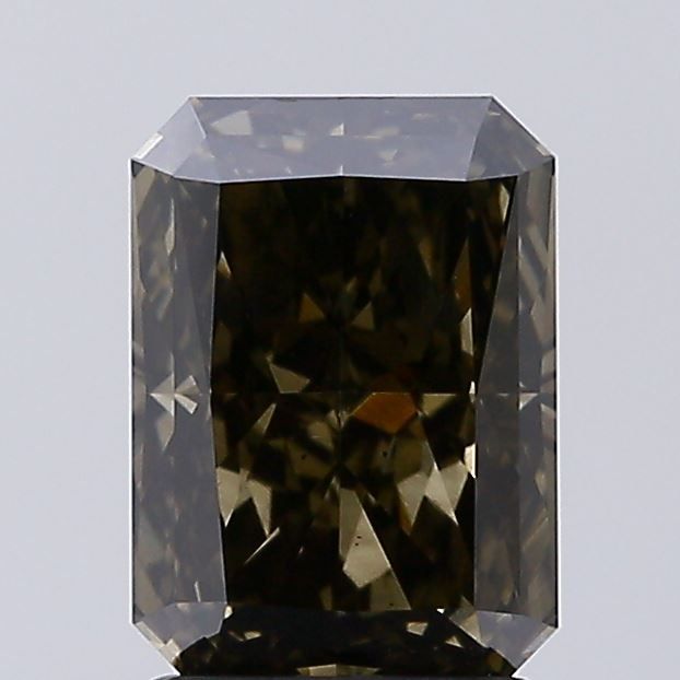 Radiant Fancy Brownish Gray Lab-grown Diamond 2.05ct VS2 loose diamond