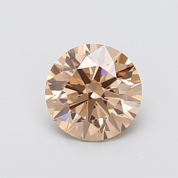 Round Fancy Light Brown Lab-grown Diamond 1.02ct VVS2 loose diamond