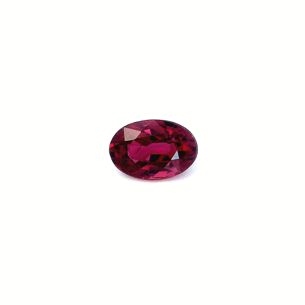 Oval Red Ruby 0.61ct loose gemstone