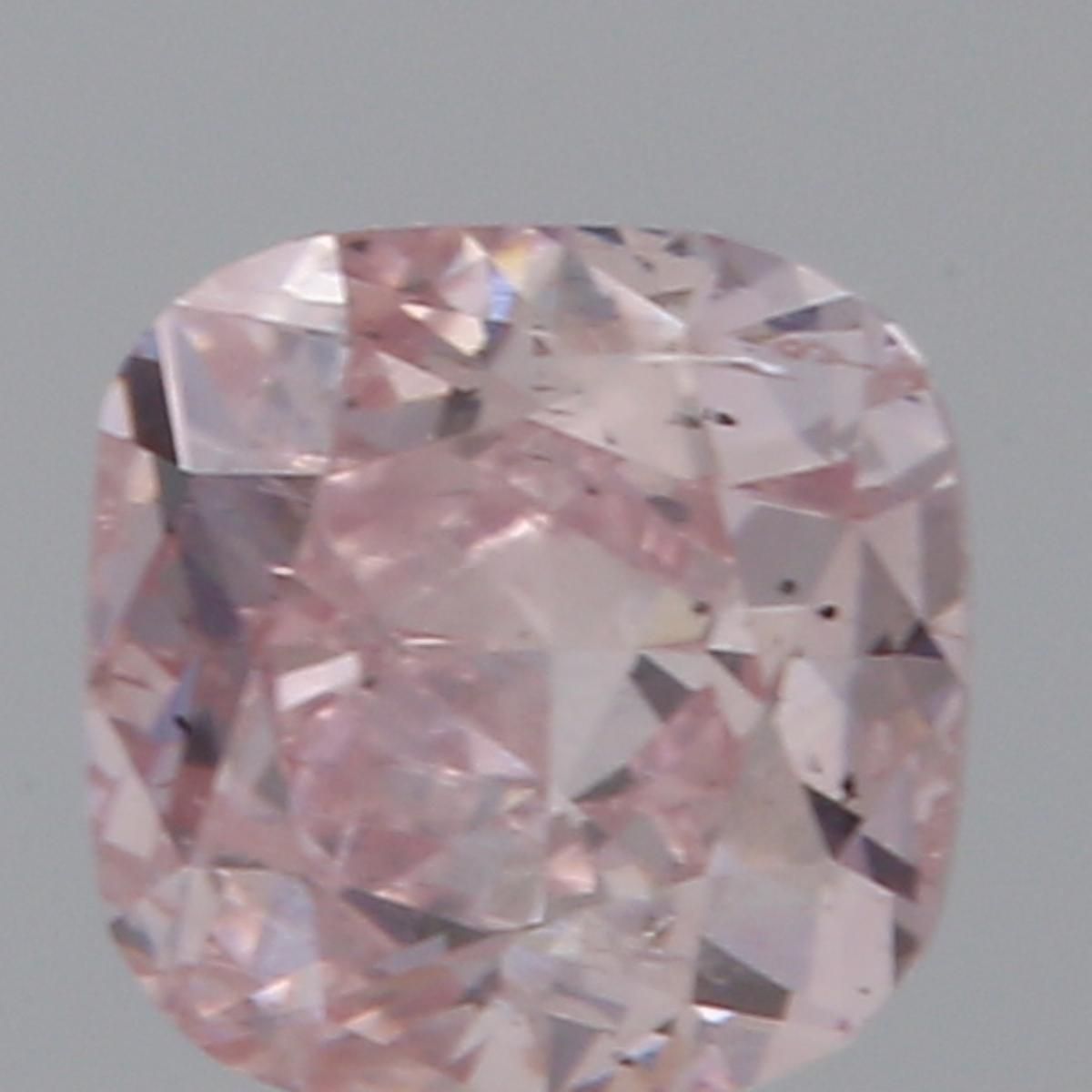 Cushion Fancy Purplish Pink Natural Diamond 0.23ct SI2 loose diamond