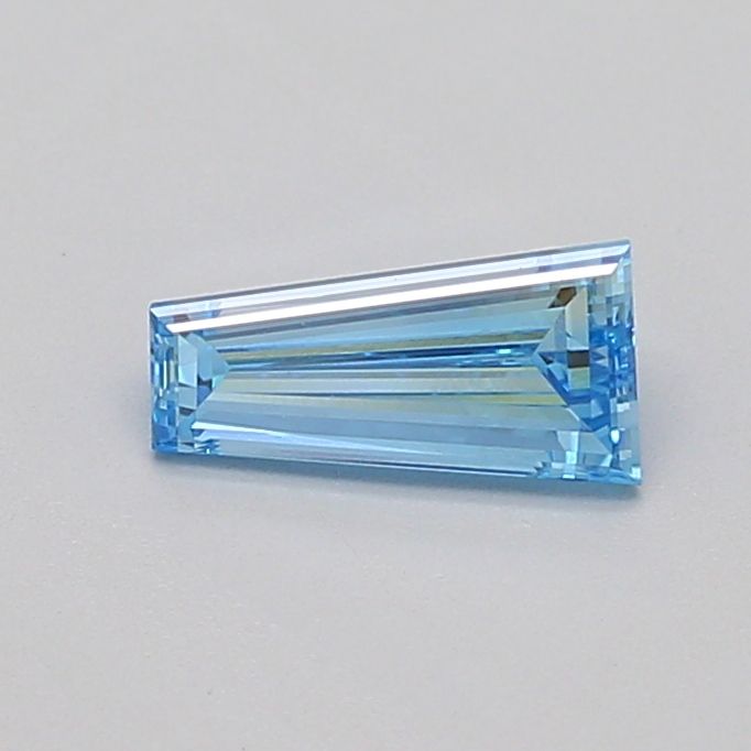 Tapered Baguette Fancy Vivid Blue Lab-grown Diamond 0.54ct VVS2 loose diamond