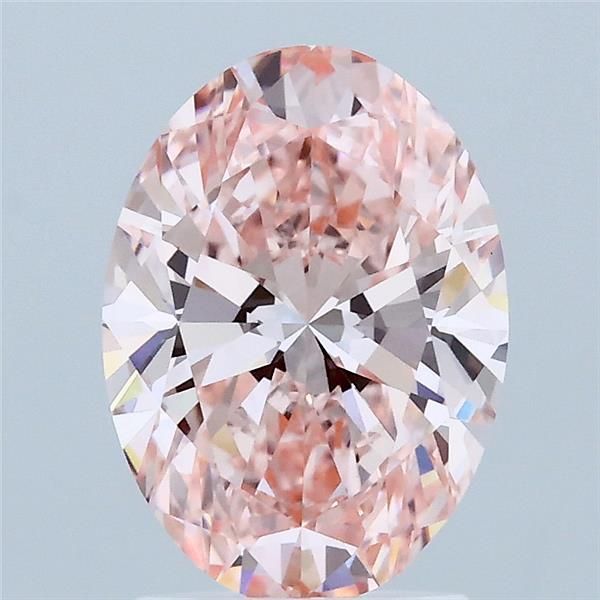 Oval Fancy Vivid Pink Lab-grown Diamond 2.03ct VS1 loose diamond