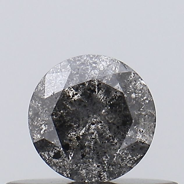 Round Salt And Pepper Natural Diamond 0.34ct I3 loose diamond
