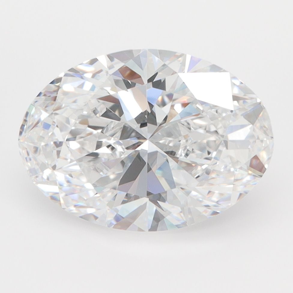 Oval Lab-Grown Diamond 3.25ct D VVS1