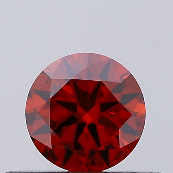 Round Fancy Deep Orange Lab-grown Diamond 0.24ct VS1 loose diamond