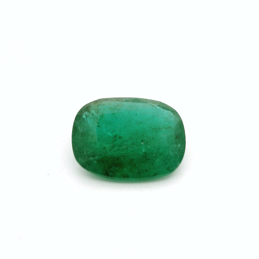 Cushion Green Emerald 3.23ct loose gemstone
