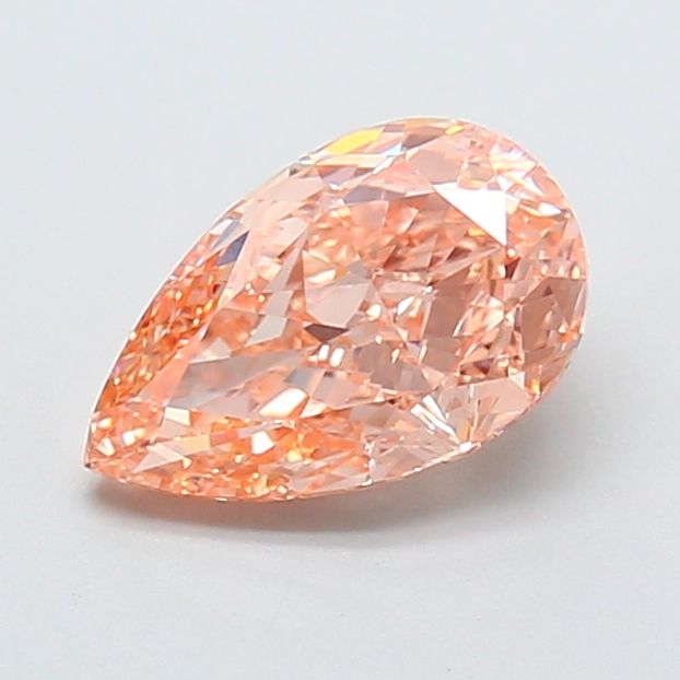 Pear Fancy Intense Brownish Orange Lab-grown Diamond 2.01ct VS1 loose diamond