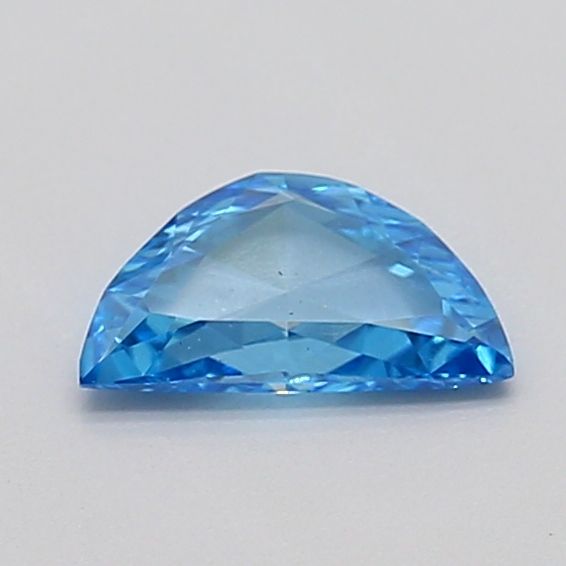 Half Moon Fancy Vivid Blue Lab-grown Diamond 0.34ct VS2 loose diamond