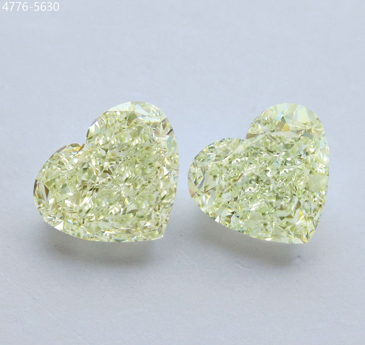 Heart Fancy Light Yellow Green Natural Diamond 3.01ct VS2 loose diamond