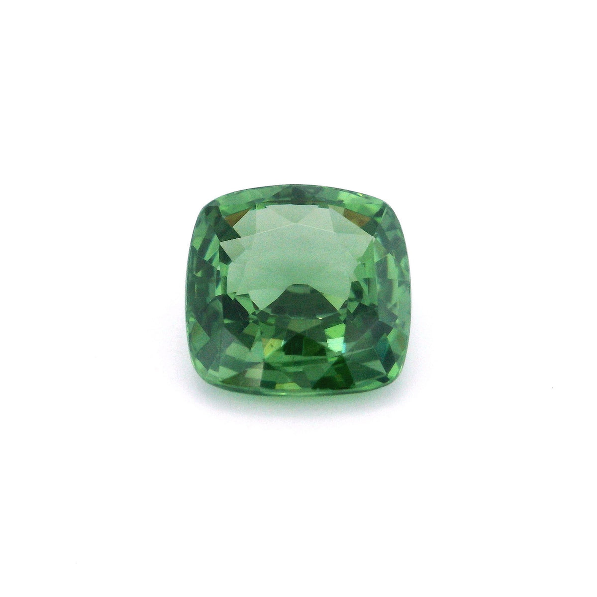 Cushion Green Zircon 4.67ct loose gemstone