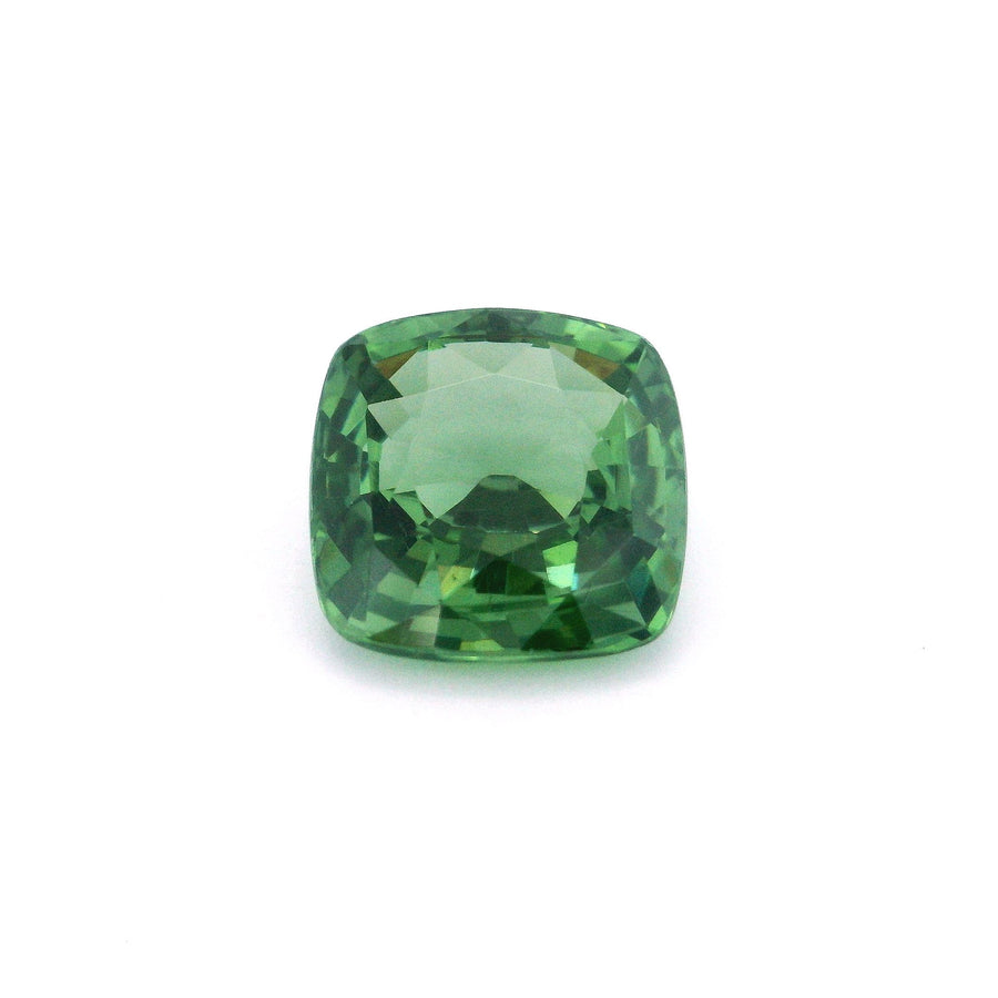 Cushion Green Zircon 4.67ct loose gemstone