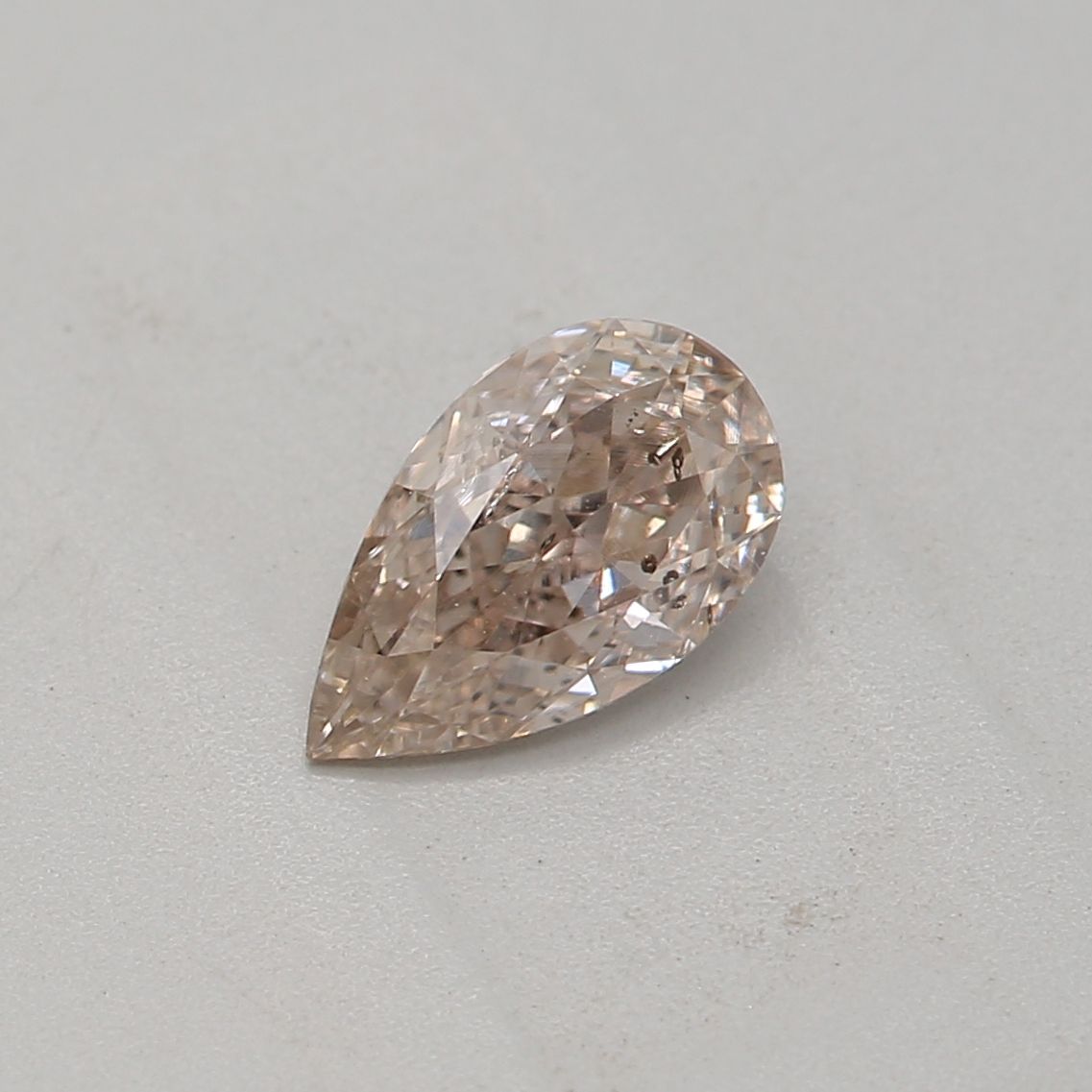 Pear Fancy Light Pinkish Brown Natural Diamond 0.34ct SI2 loose diamond