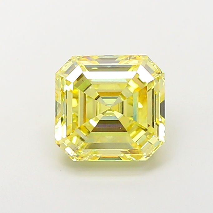 Asscher Fancy Intense Yellow Lab-grown Diamond 4.01ct VS2 loose diamond