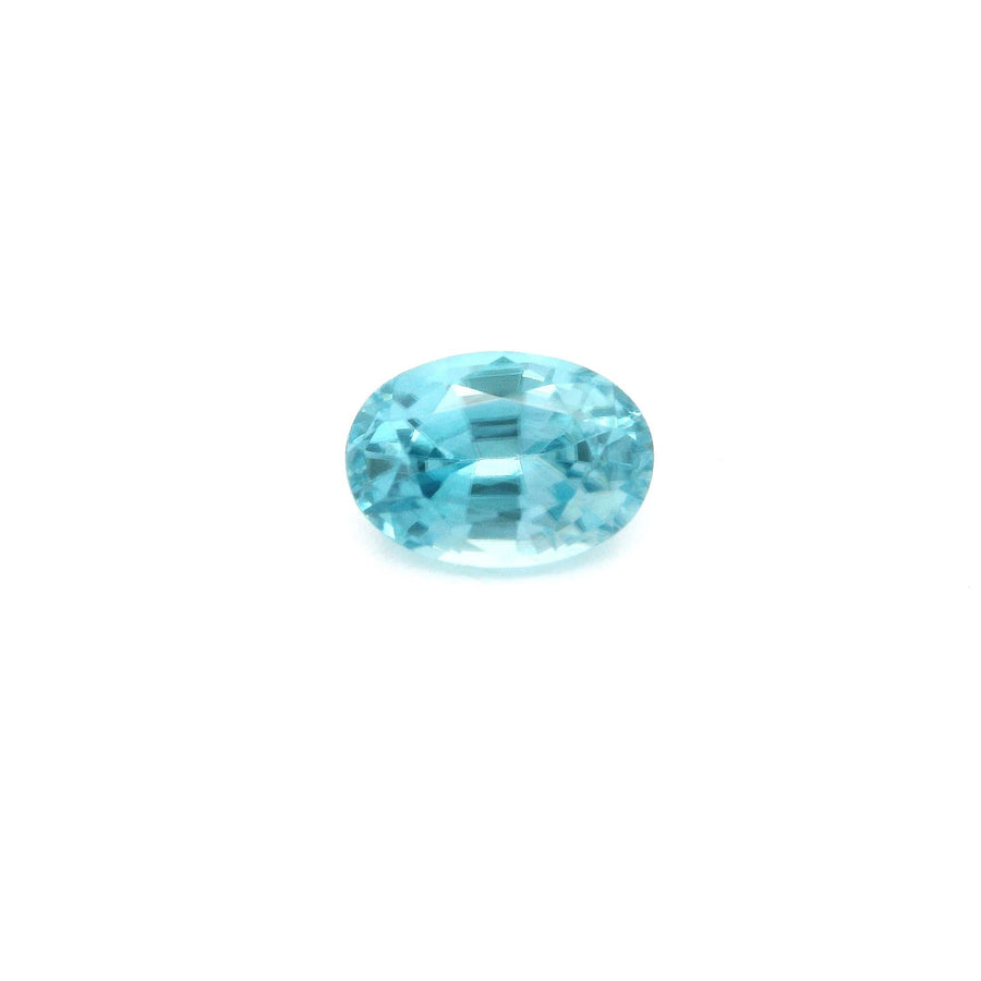 Oval Blue Zircon 2.61ct loose gemstone