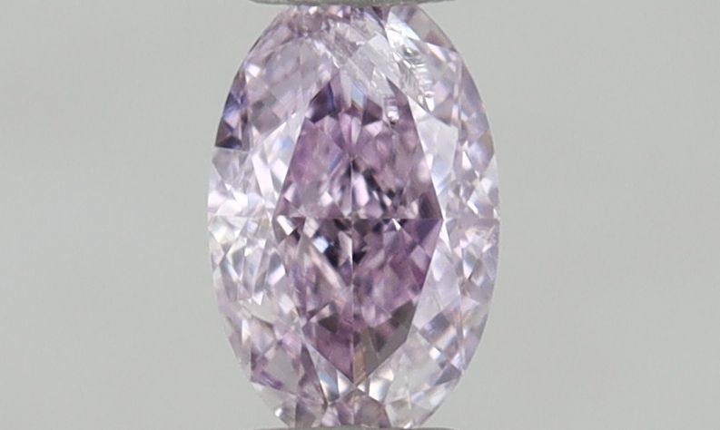 Oval Fancy Pink Purple Natural Diamond 0.2ct I2 loose diamond