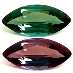 Marquise Green Alexandrite 0.12ct loose gemstone