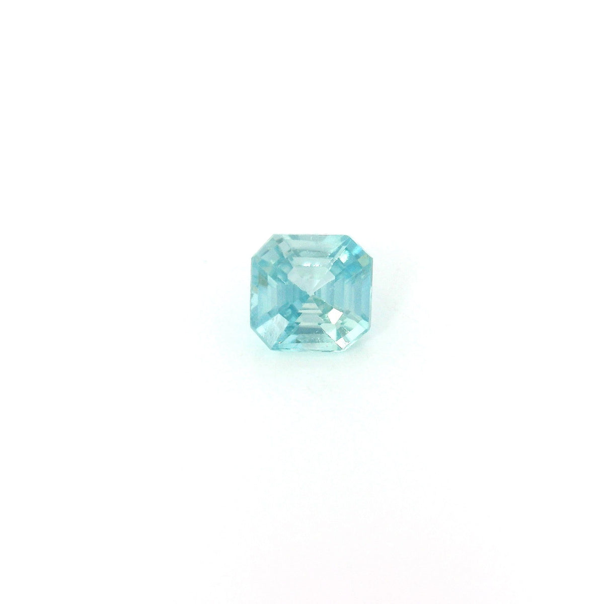 Octagonal Blue Zircon 0.92ct loose gemstone