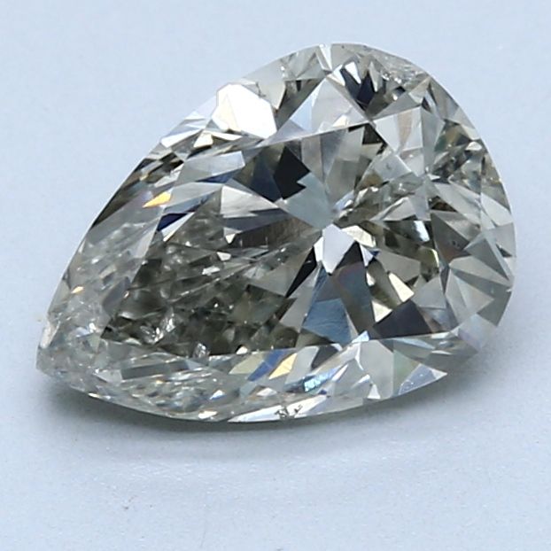 Pear Fancy Light Gray Natural Diamond 2.03ct loose diamond