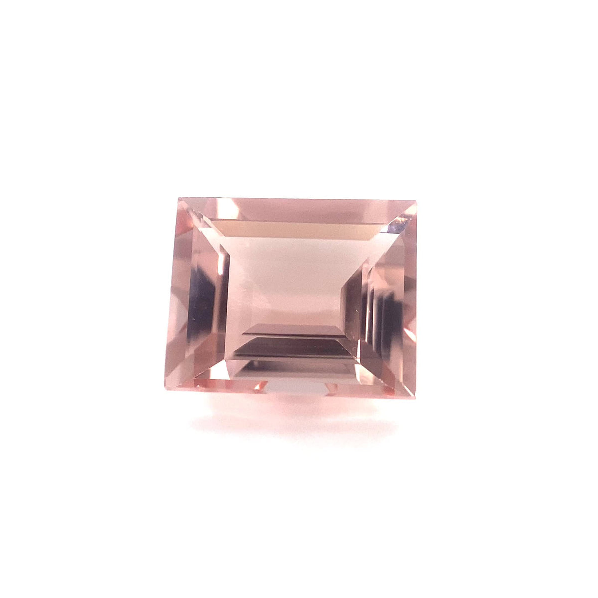 Baguette Pink Morganite 4.3ct loose gemstone