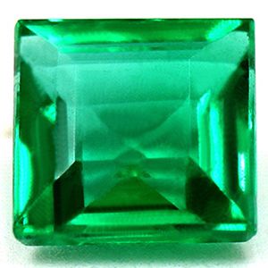 Square Green Emerald 0.83ct loose gemstone