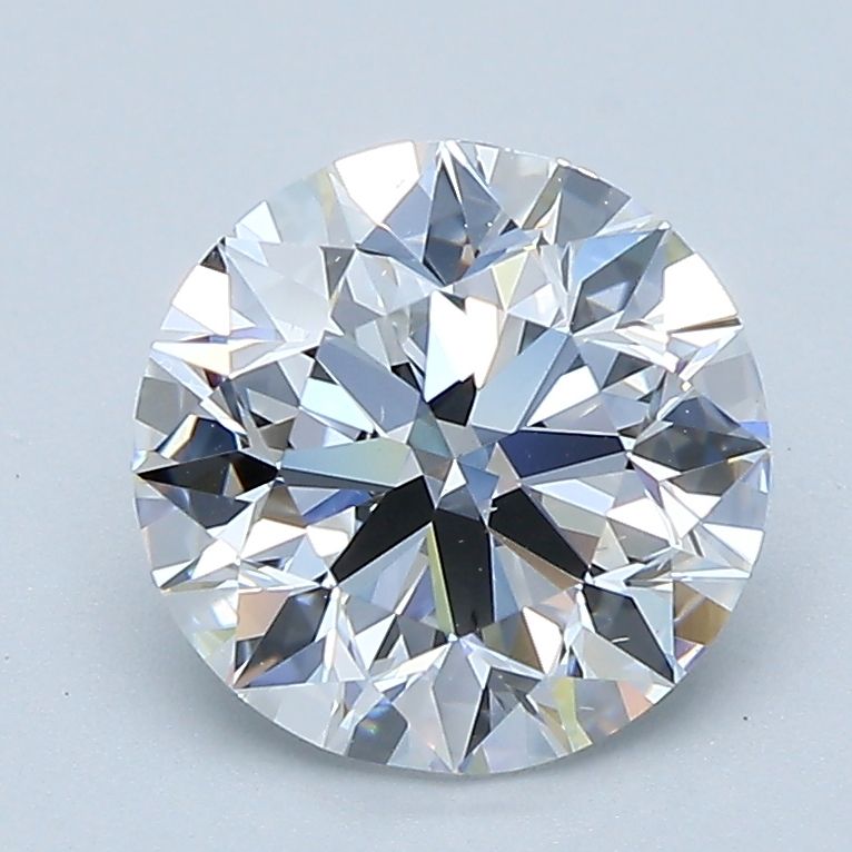 Round Natural Diamond 2.01ct D VS2