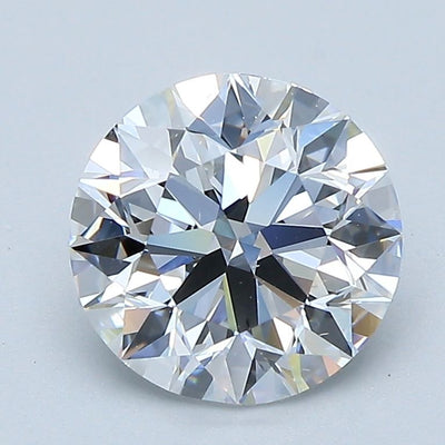 Round Natural Diamond 2.01ct D VS2