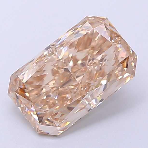 Radiant Fancy Light Brown Lab-grown Diamond 2.12ct VS1 loose diamond