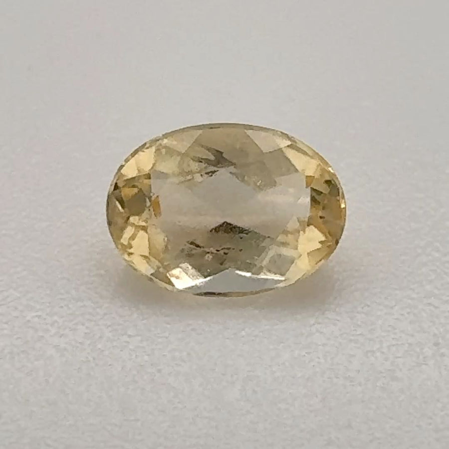 Oval Yellow Topaz 0.68ct loose gemstone