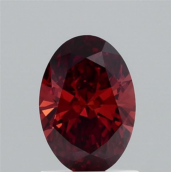 Oval Fancy Deep Orange Lab-grown Diamond 1.03ct VS1 loose diamond