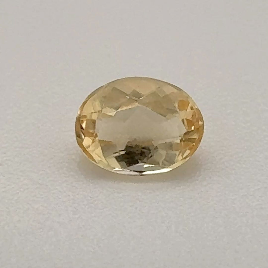 Oval Yellow Topaz 0.525ct loose gemstone