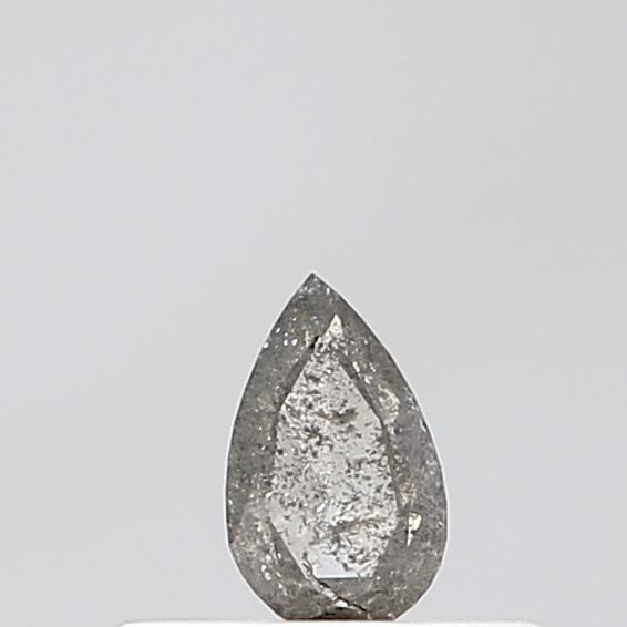 Pear Salt And Pepper Natural Diamond 0.18ct VS1 loose diamond