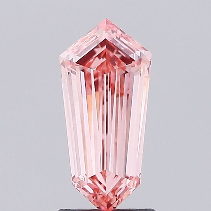 Shield Fancy Vivid Pink Lab-grown Diamond 1.53ct VS1 loose diamond