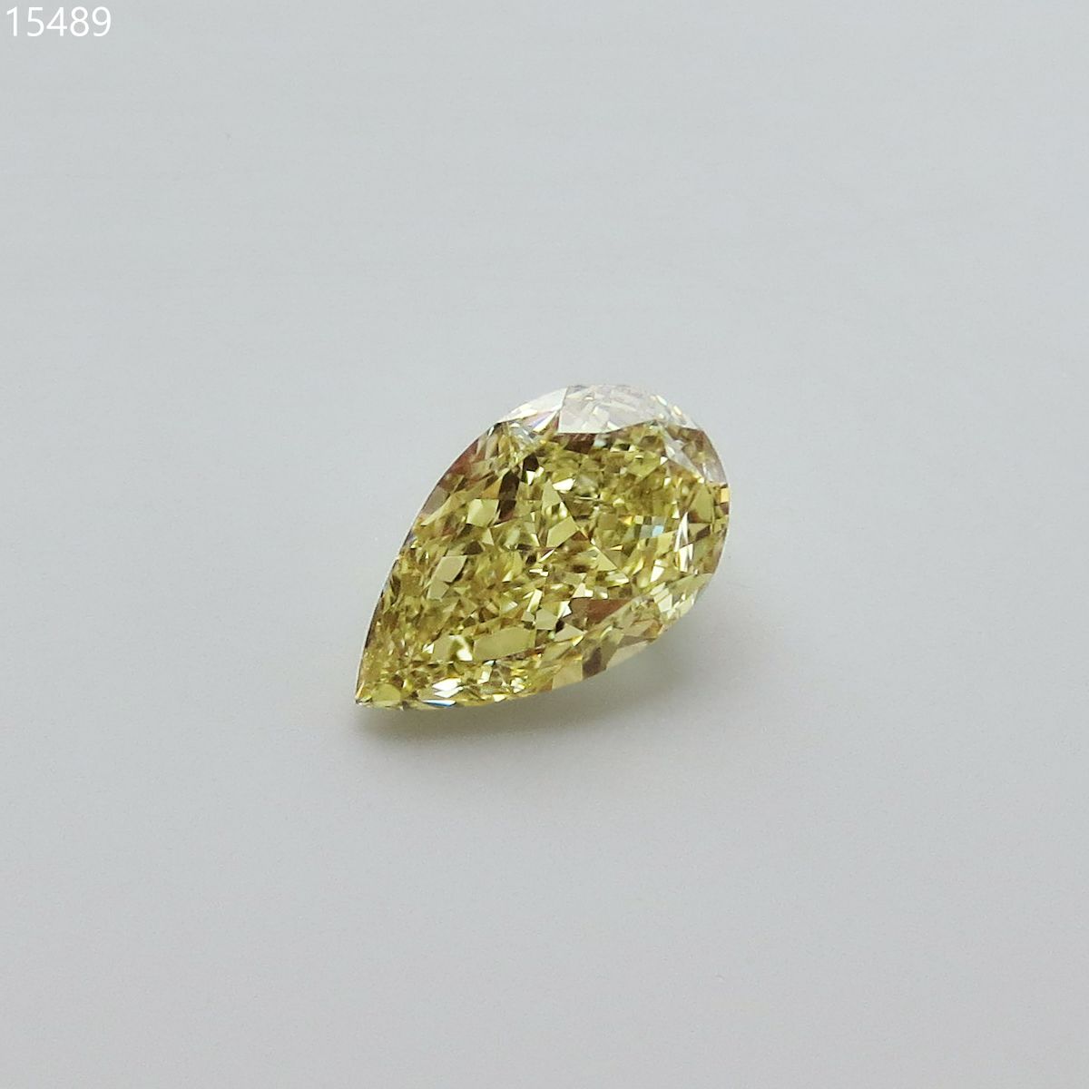 Pear Fancy Grayish Yellowish Green Natural Diamond 1.29ct VS1 loose diamond