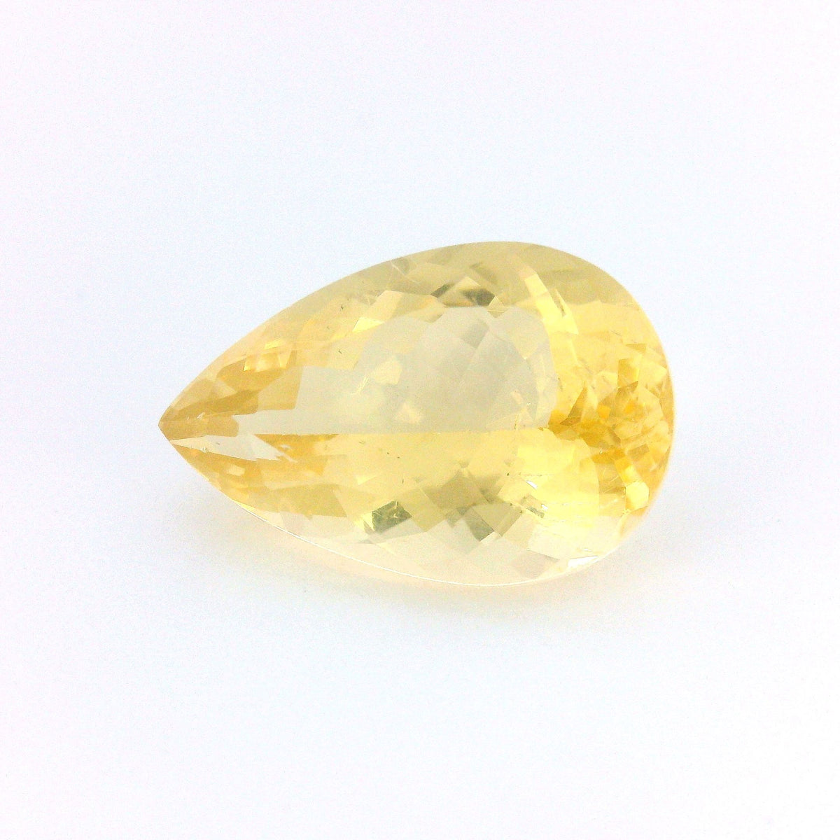 Pear Yellow Heliodor 6.16ct loose gemstone