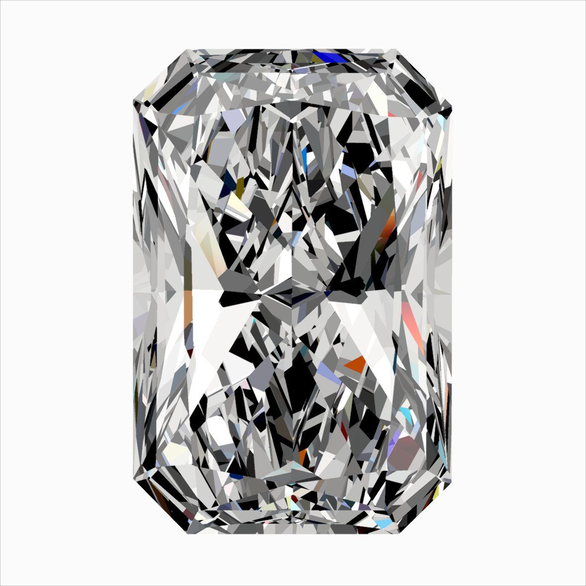 Radiant Natural Diamond 0.30ct F VS2